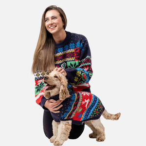 Matching Christmas Owner Dog Jumper Josephine Set from Not On The High Street