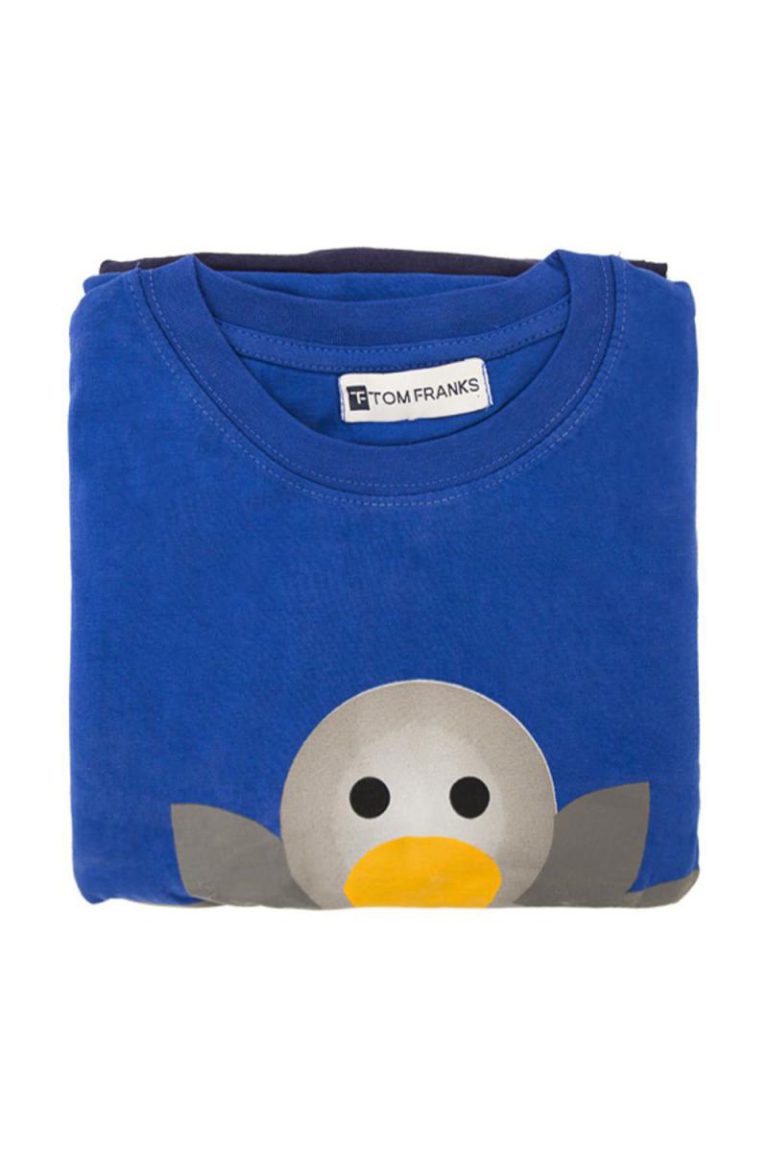 Mens Christmas Turkey Pyjama Set Blue Medium Funny Festive Winter from Debenhams