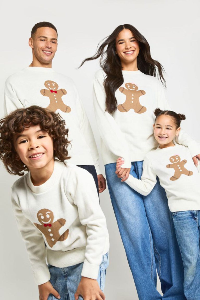Mens Matching Family Gingerbread Man Christmas Jumper from Debenhams