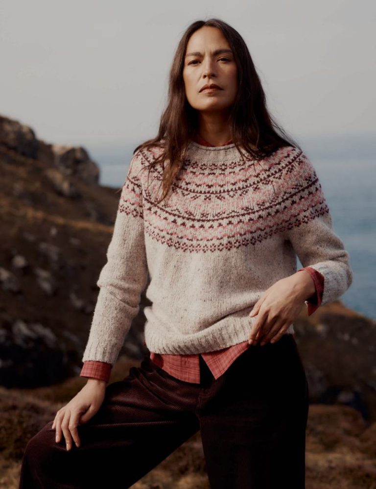 Merino Wool Rich Fair Isle Relaxed Jumper Christmas jumper from Marks & Spencer