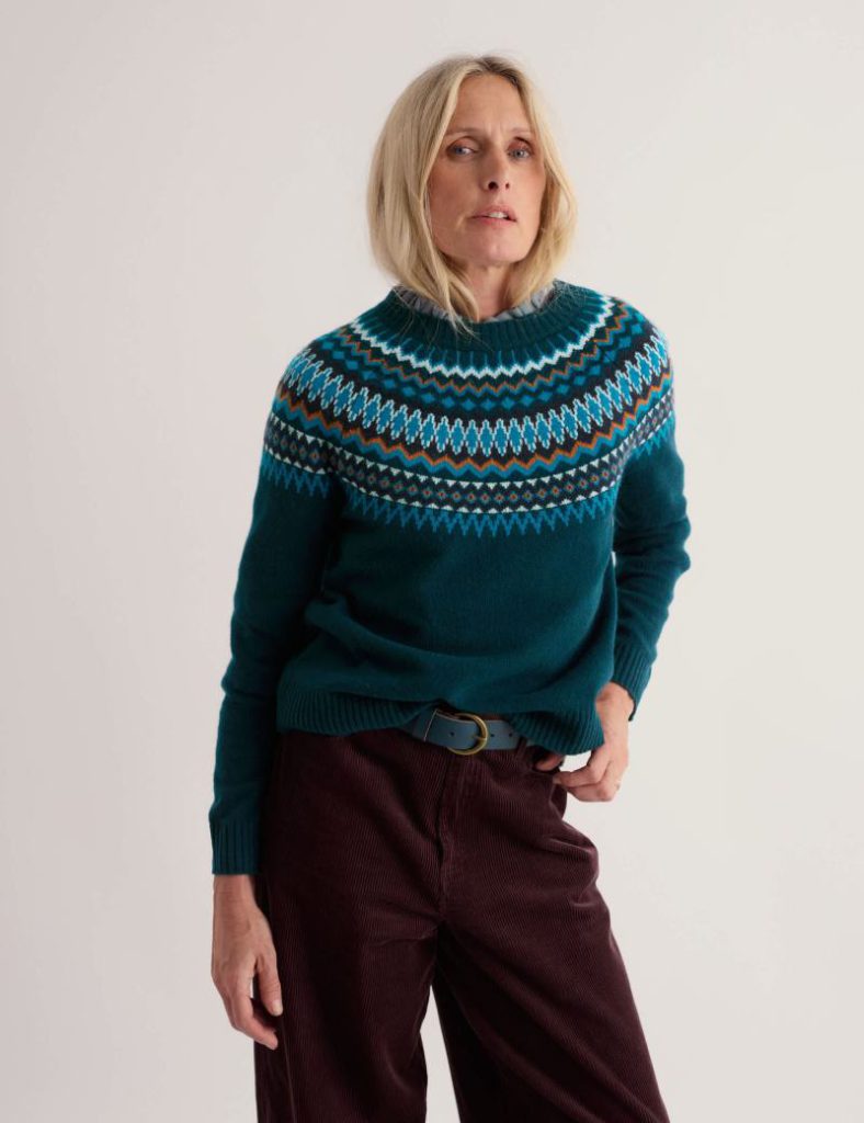 Merino Wool Rich Fairisle Crew Neck Jumper Christmas jumper from Marks & Spencer