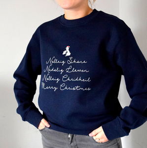Merry Christmas Jumper British Languages from Not On The High Street