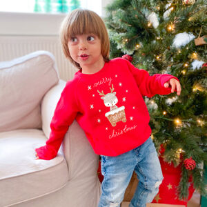 Merry Christmas Jumper Sweatshirt For Adult Child from Not On The High Street