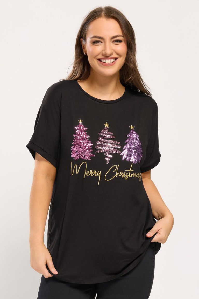 'Merry Christmas' Novelty T-Shirt from Debenhams