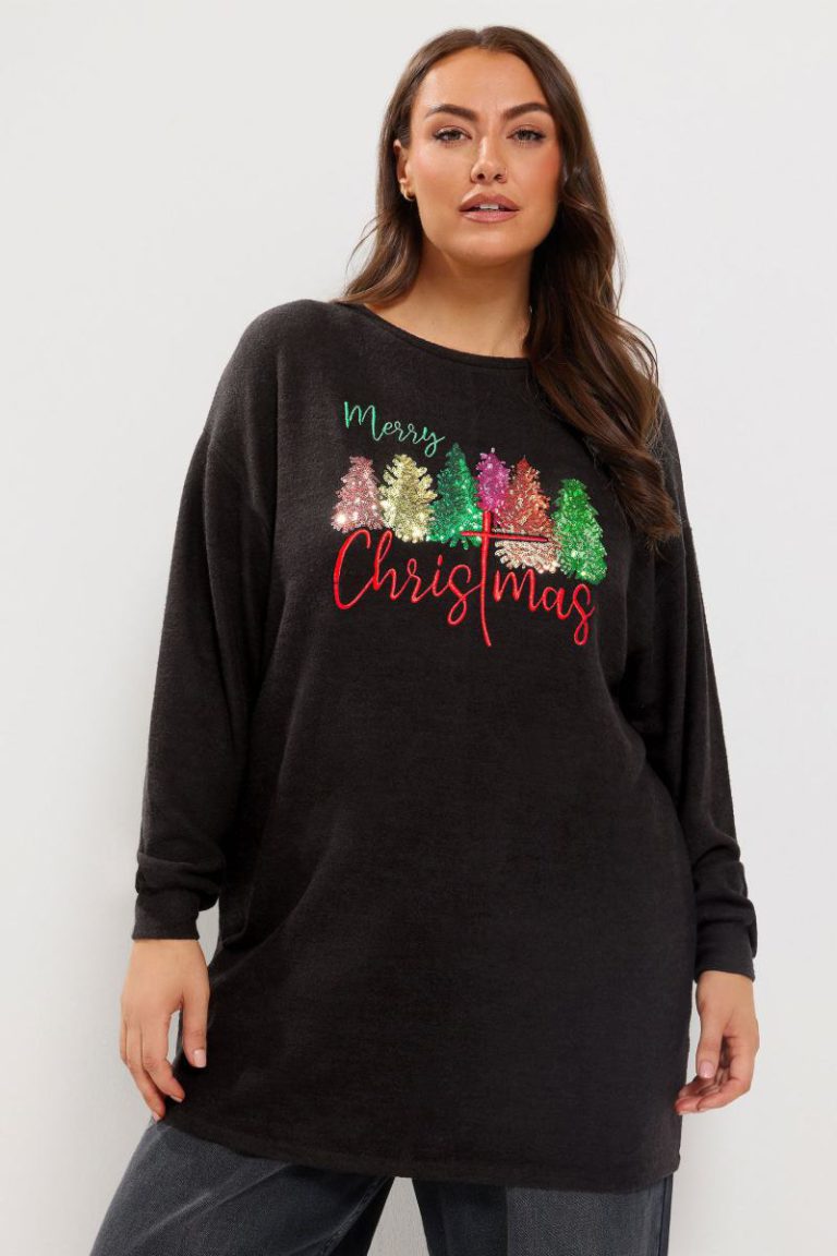 'Merry Christmas' Sequin Jumper from Debenhams