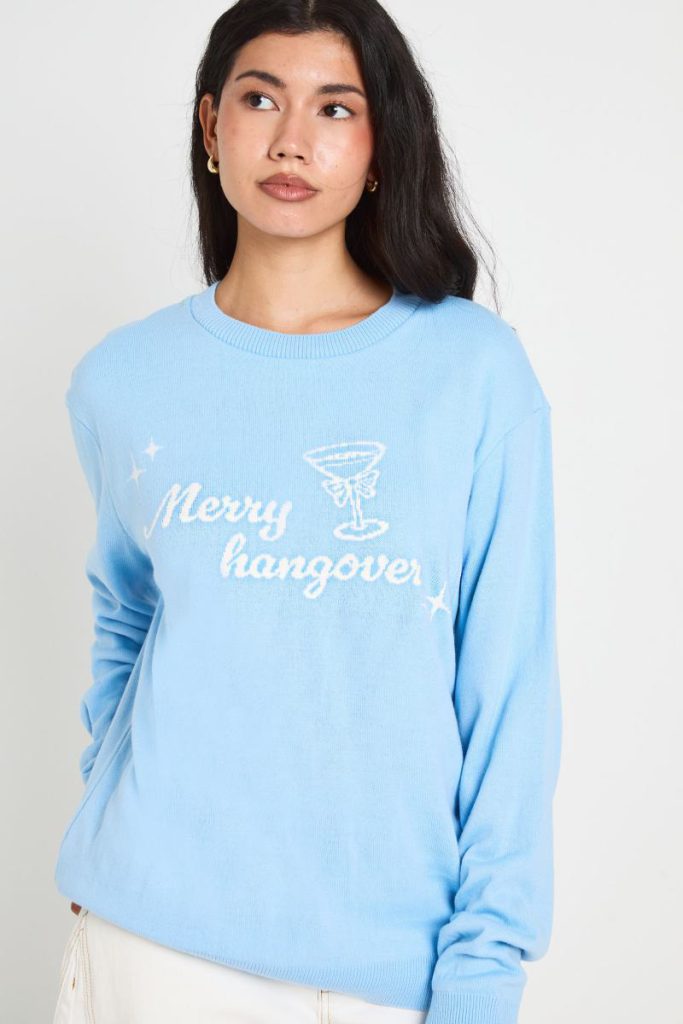 Merry Hangover Christmas Jumper from Debenhams
