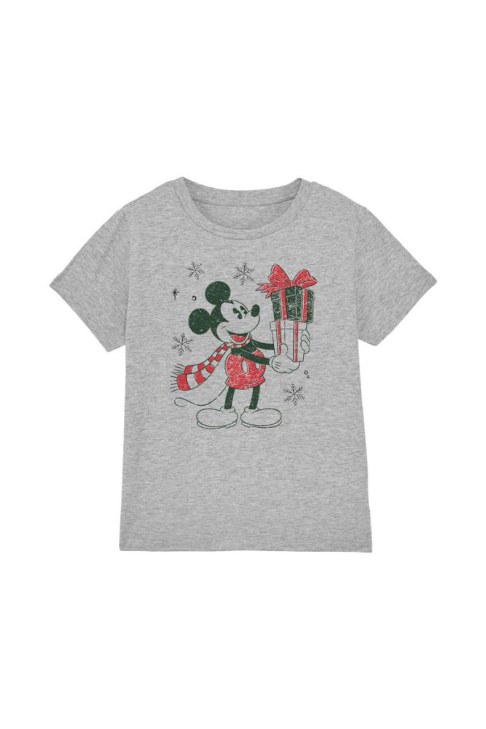 Mickey Mouse Christmas Presents Kids T-Shirt from Debenhams