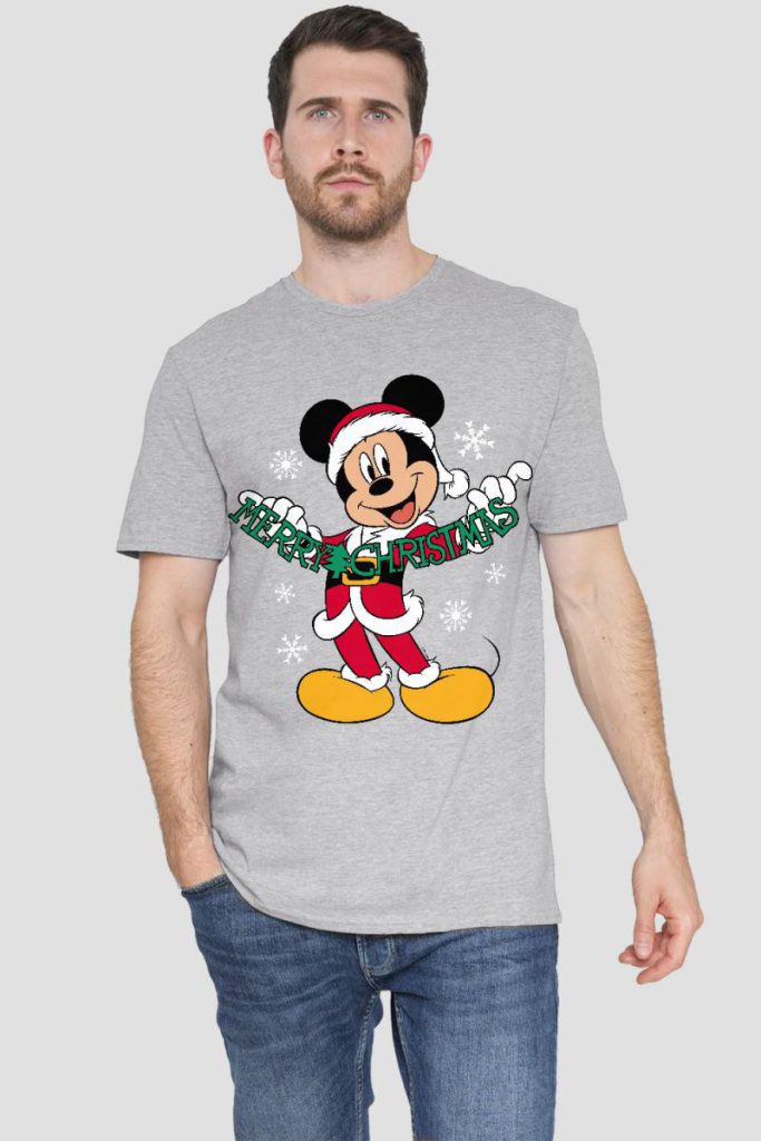 Mickey Mouse Merry Christmas T-Shirt from Debenhams
