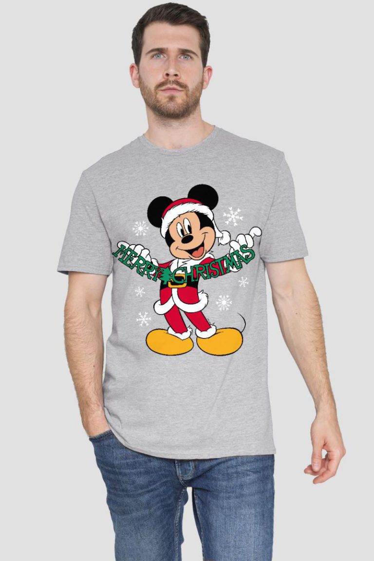Mickey Mouse Merry Christmas T-Shirt from Debenhams
