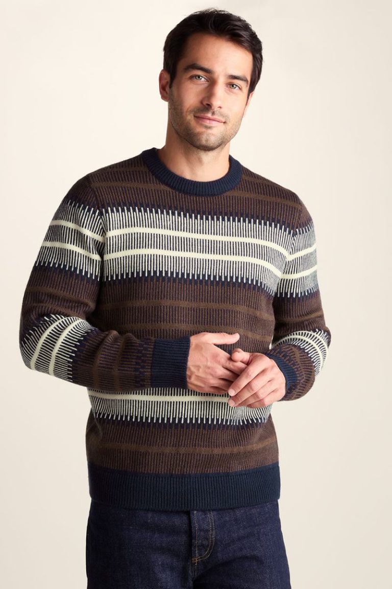 'Milo' Fairisle Inspired Crew Knit Jumper Christmas jumper from Debenhams