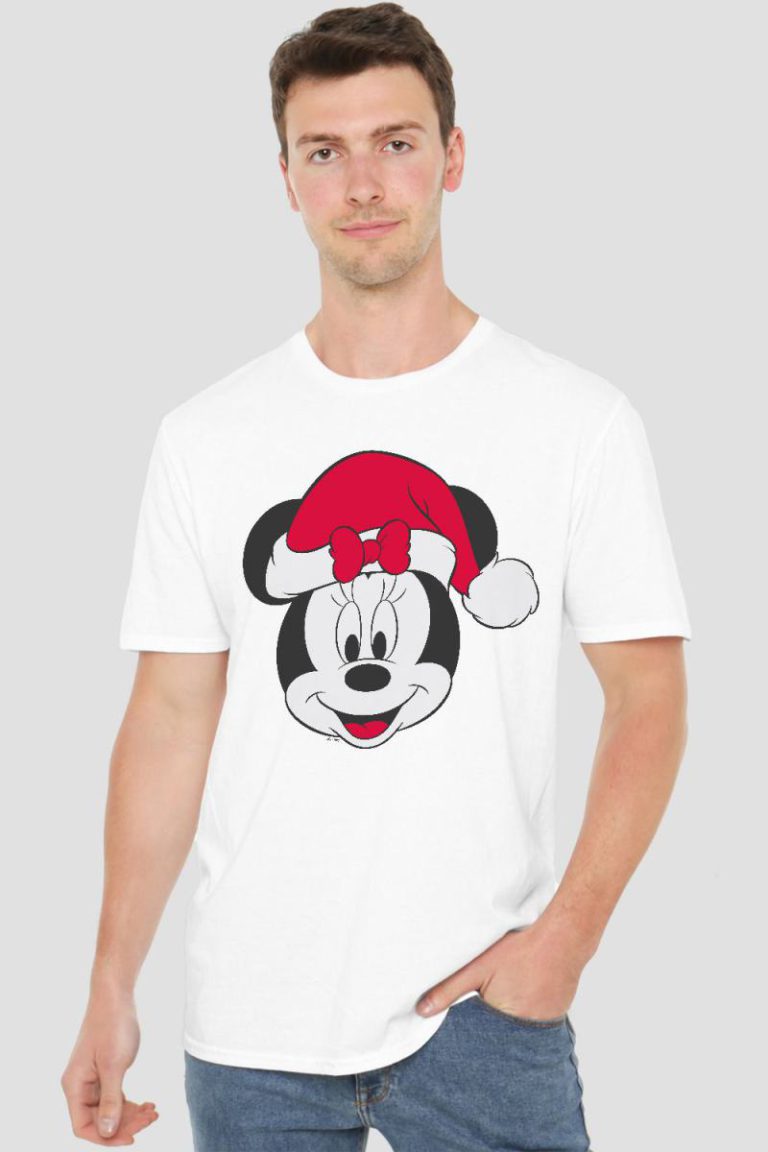 Minnie Mouse Christmas Hat T-Shirt from Debenhams