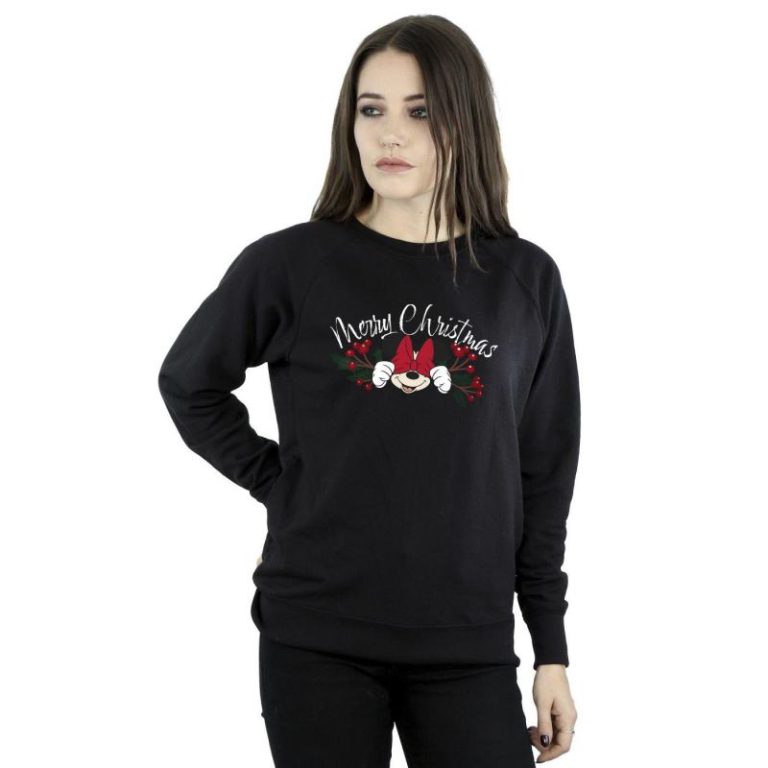 Minnie Mouse Christmas Holly Sweatshirt from Debenhams