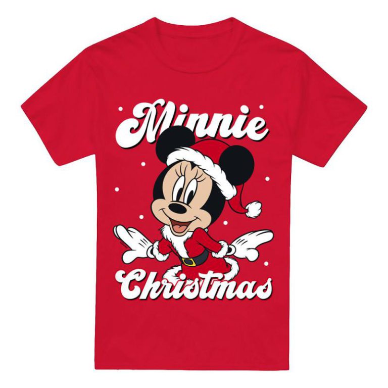 Minnie Mouse Santa For Christmas T-Shirt Red from Debenhams