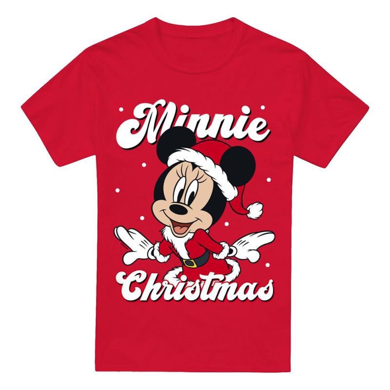 Minnie Mouse Santa For Christmas T-Shirt Red from Debenhams