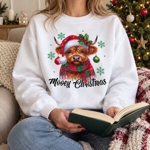 Mooey Christmas Highland Cow Jumper from Not On The High Street