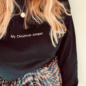 My Christmas Jumper Embroidered Christmas Jumper from Not On The High Street