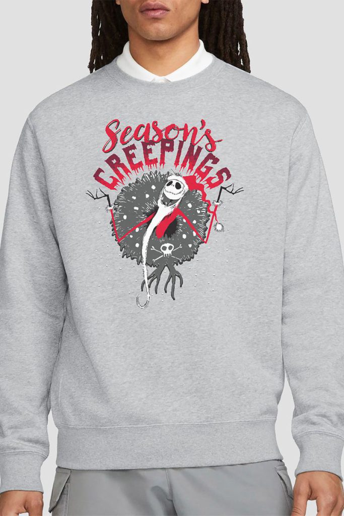 Nightmare Before Christmas Holiday Chills Sweatshirt, Athletic Heather from Debenhams