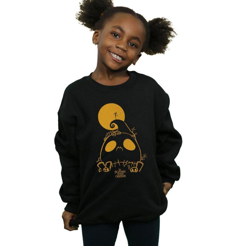 Nightmare Before Christmas Jack Skellington Cemetary Sweatshirt from Debenhams