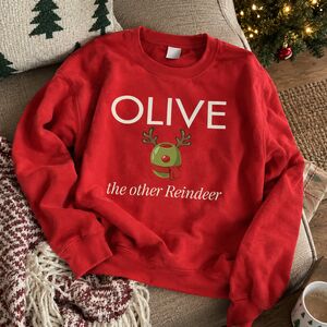 'Olive' The Other Reindeer Christmas Jumper from Not On The High Street