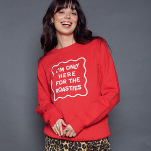 Only Here For The Roasties Christmas Sweatshirt from Not On The High Street