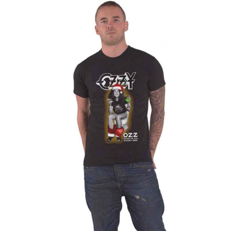 Ozz Bless Us All Christmas T Shirt from Debenhams