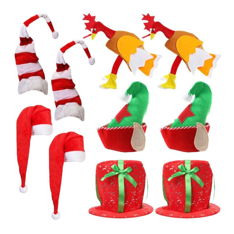 Pack of 10 Christmas Hat Set from Debenhams