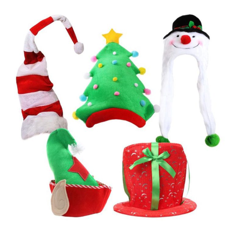 Pack of 5 Novelty Christmas Hat Set from Debenhams