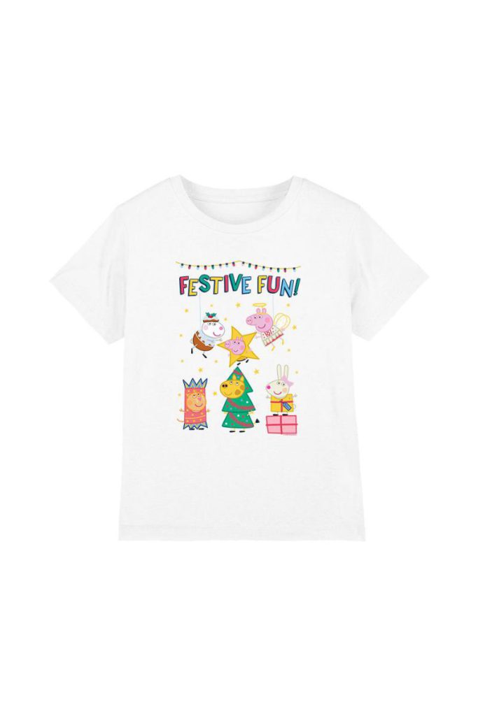 Peppa Pig Festive Fun Nativity T-Shirt White from Debenhams