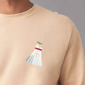 Personalised Badminton Christmas Pudding Jumper from Not On The High Street