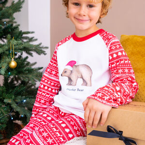 Personalised Children's Bear Christmas Pyjamas from Not On The High Street