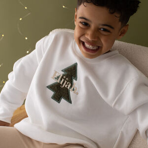 Personalised Children's Christmas Tree Sweatshirt from Not On The High Street