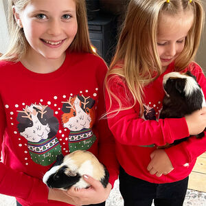 Personalised Children's Dog Lover Christmas Jumper from Not On The High Street