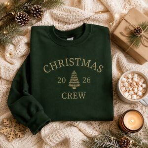 Personalised Christmas Crew Sweatshirt, Family Matching Jumper from Not On The High Street