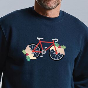 Personalised Christmas Pudding Cycling Jumper from Not On The High Street