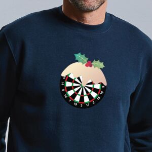 Personalised Christmas Pudding Darts Jumper from Not On The High Street