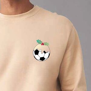 Personalised Football Christmas Pudding Jumper from Not On The High Street