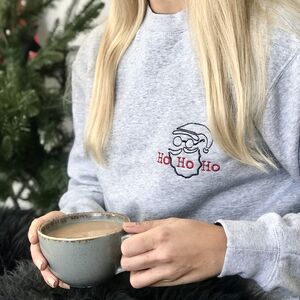 Personalised Ho Ho Ho Embroidered Christmas Jumper from Not On The High Street