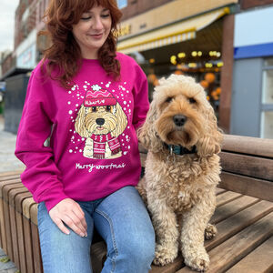 Personalised Merry Woofmas Dog Lover Christmas Jumper from Not On The High Street