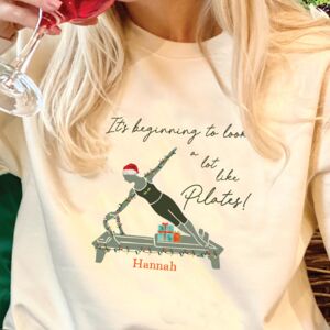 Personalised Reformer Pilates Christmas Jumper from Not On The High Street