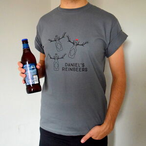 Personalised Reinbeers Christmas T Shirt from Not On The High Street