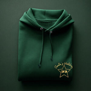 Personalised Santa’s Watching Star Hoodie – Fun Christmas Jumper For Dads from Not On The High Street