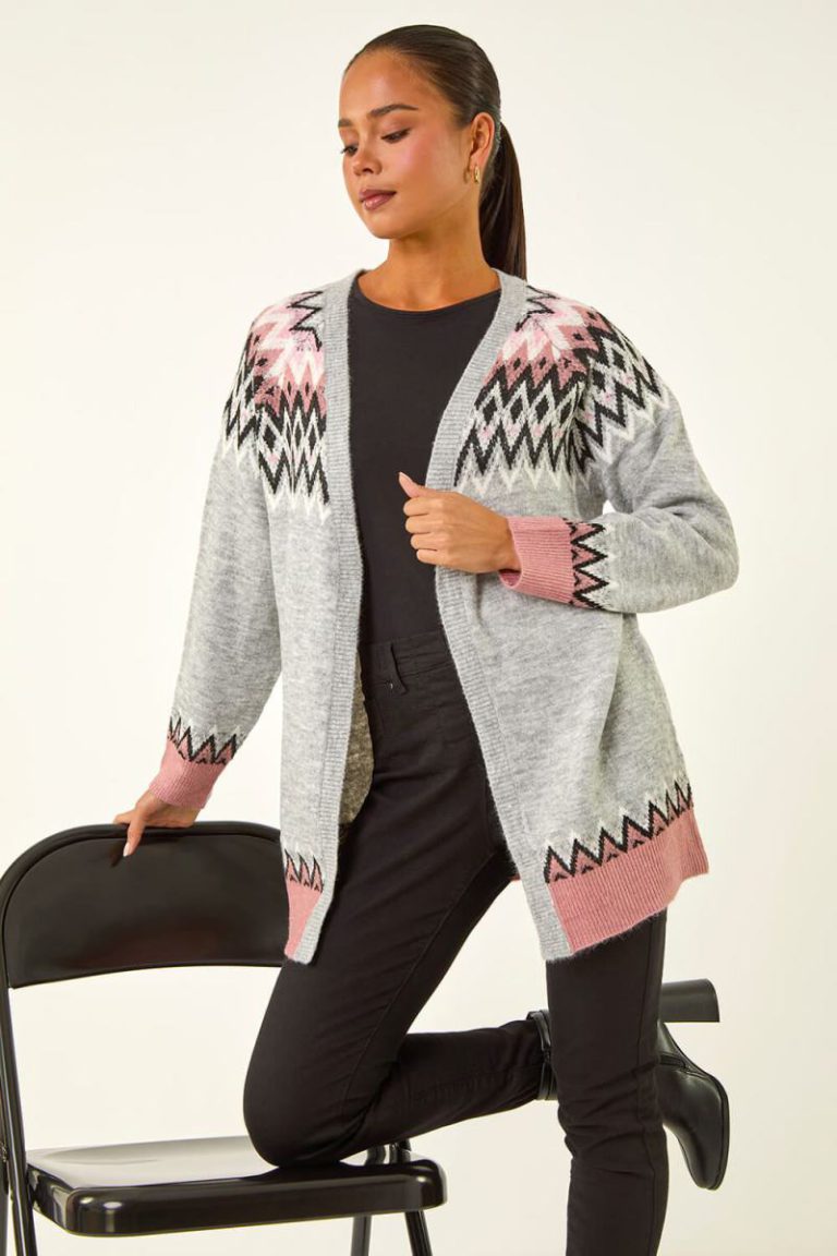 Petite Fairisle Knit Cardigan Christmas jumper from Debenhams