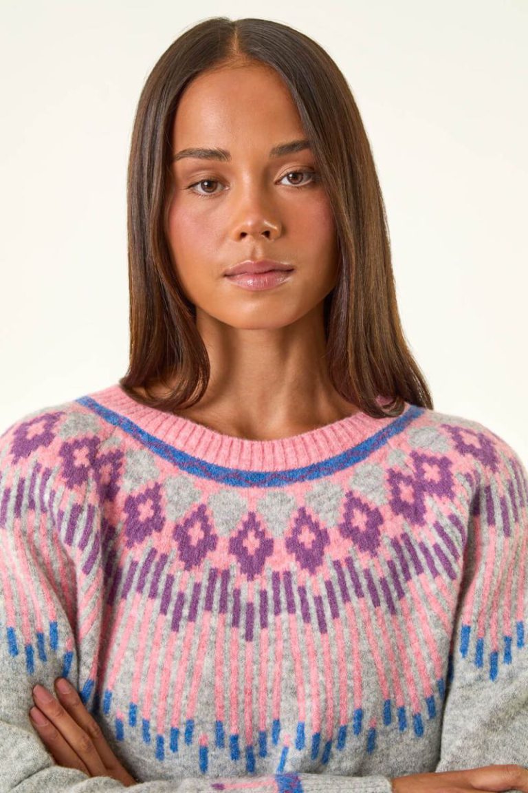 Petite Fairisle Raglan Knit Jumper Christmas jumper from Debenhams