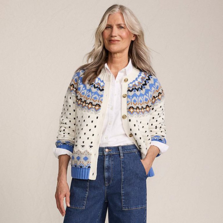 Petite Lofty Fair Isle Cardigan Christmas jumper from Debenhams