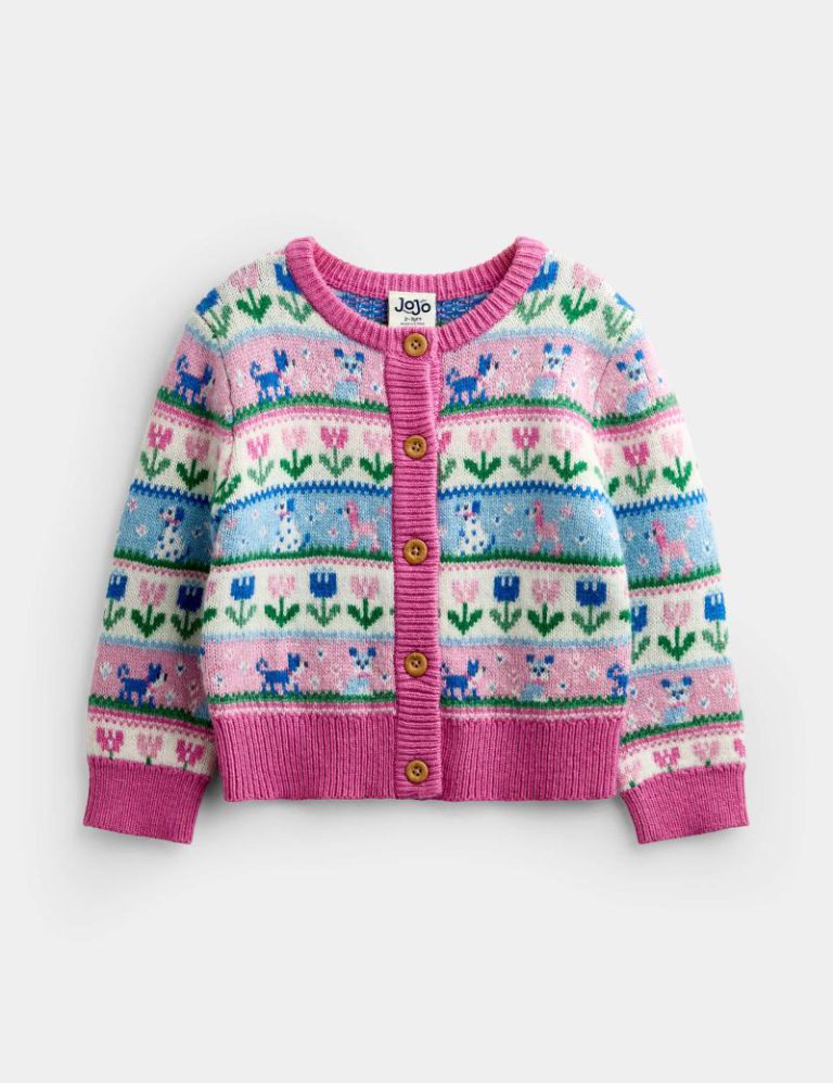 Pets Fair Isle Cardigan (1-5 Yrs) Christmas jumper from Marks & Spencer