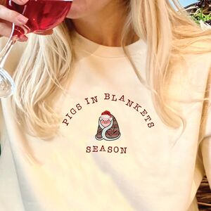 Pigs In Blankets Season Christmas Jumper from Not On The High Street