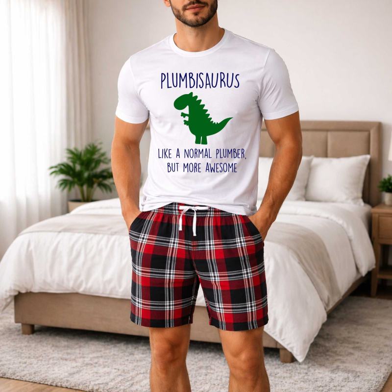 Plumber Dinosaur Christmas Pyjama Set from Debenhams