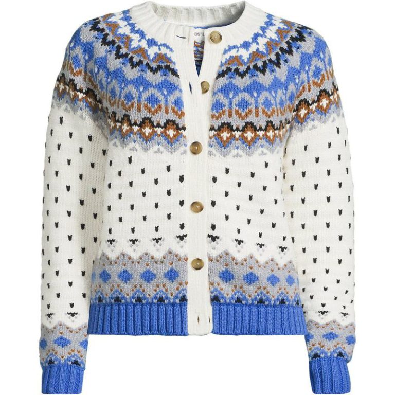 Plus Lofty Fair Isle Cardigan Christmas jumper from Debenhams