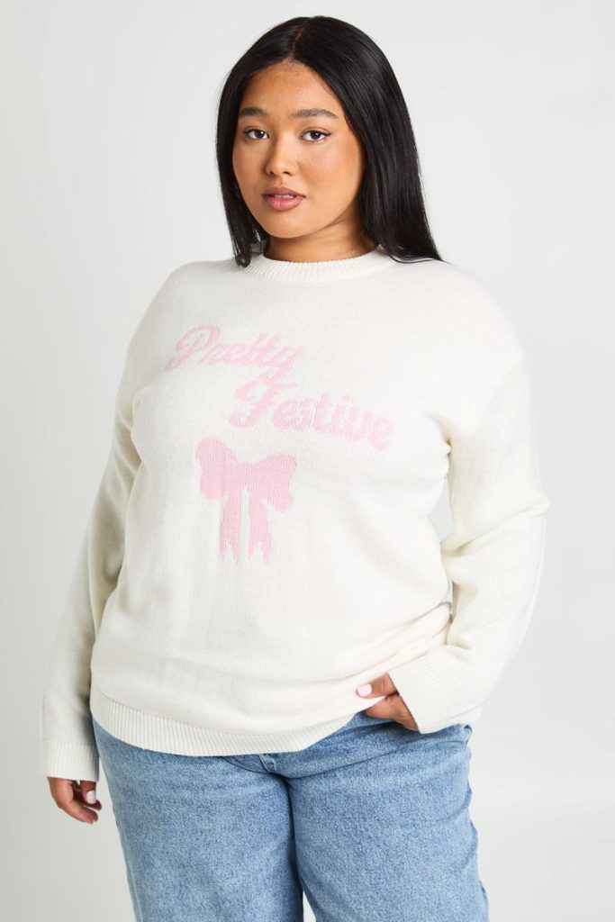 Plus Pretty Festive Christmas Jumper from Debenhams