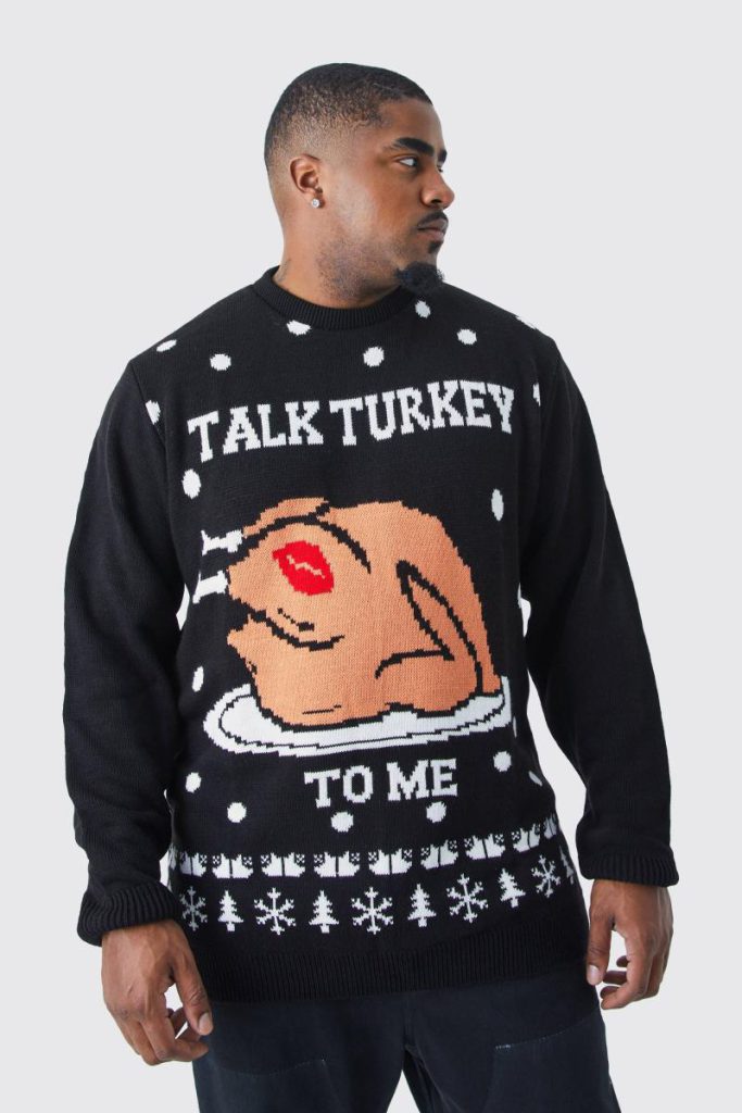 Plus Talk Turkey To Me Christmas Jumper from Debenhams